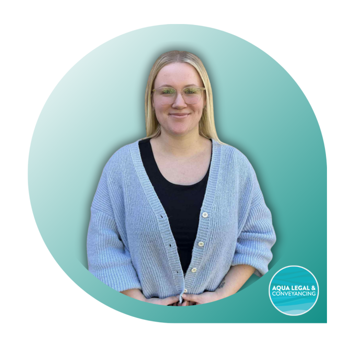 Bronte Wissink, legal assistant at Aqua Legal and law student at the University of Newcastle.